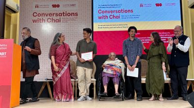Two students of Sir J.J. School of Art were awarded the Tyeb Mehta Scholarship in July 2025
