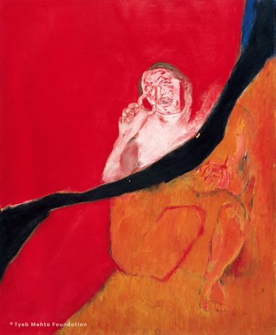 **Diagonal**, 1969, 150 × 125 cm, oil on canvas