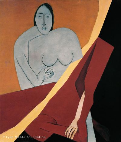 **Diagonal**, 1974, 175×120 cm, oil on canvas